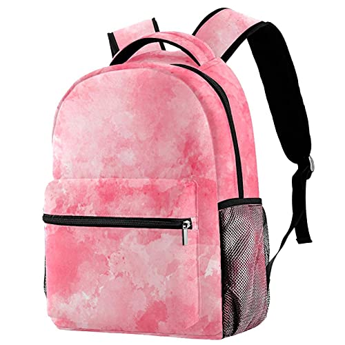 Sac à dos de voyage anti-fuite rose aquarelle pour petits et grands