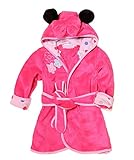 JUNG KOOK Toddler Baby Boys Girls Cartoon Bathrobe Cape Beach Towel Hoodie Robe Night-Robe