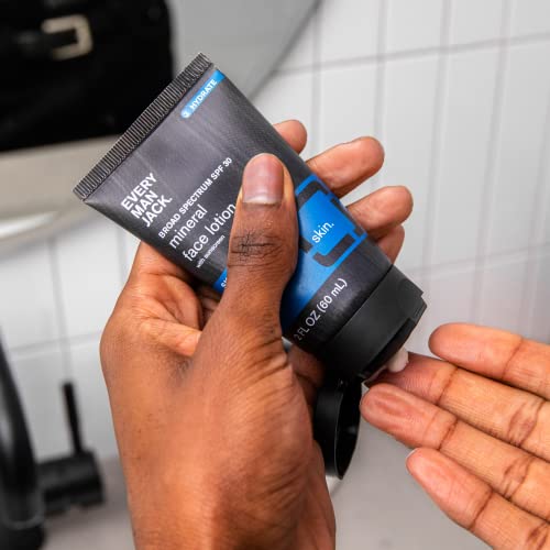 Every Man Jack Men's Mineral Face Lotion With Broad Spectrum Spf 30 Sunscreen - Dermatologist Tested Uva/Uvb Protection - Daily Moisturizer To Protect And Relieve Dry Skin - 2Fl Oz 2 Pack #TOP6