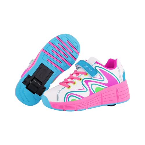 Sdspeed Kids Roller Skates Shoes Roller Shoes Boys Girls Wheel Shoes Roller Sneakers Shoes With Wheels #TOP1