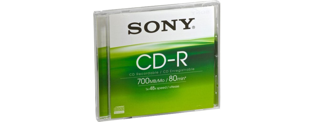 Sony CDQ80SJ CD-R, 48x, Grigio