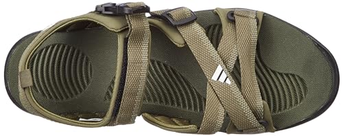 Image of Adidas Men NU GLADI M Synthetic Outdoor Sandal CBLACK /DOVGRY /BLIBLU | HPW45