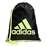 adidas Unisex Burst Sackpack, Black/Solar Yellow/White, ONE SIZE