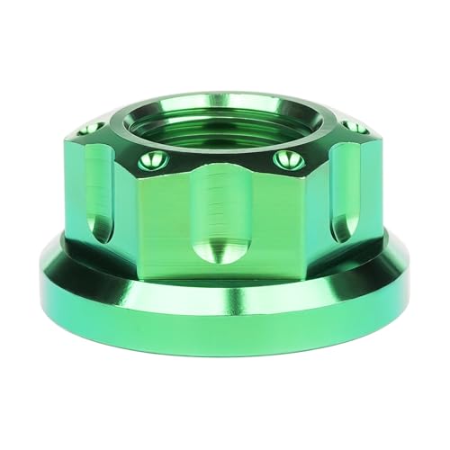 Image of Titanium M6 M8 M10 M12 M14 M16 Flange Bolt Nut Bicycle Motorcycle Rear Axle Car Modification Accessories Pack of 6 (M14 Pitch 1.5mm, Green)