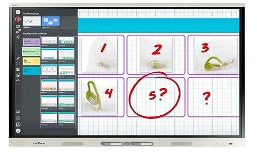 Image of SMART Board MX086-V4 Interactive Display with IQ, 86 Inch Touch Screen for Education and Business
