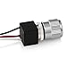 12 Volt DC Dimmer for LED, Halogen, Incandescent - RV, Auto, Truck, Marine, and Strip Lighting - Short Shaft - Silver