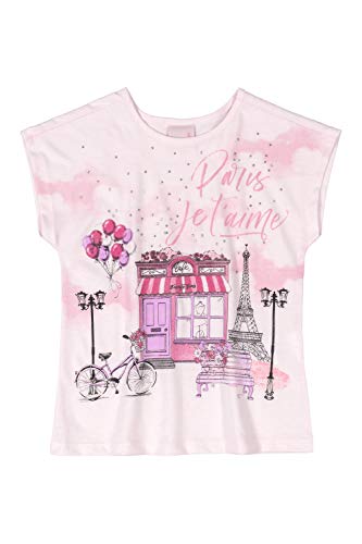 Blusa Infantil Em Meia Malha, Quimby, Meninas, Rosa, 08