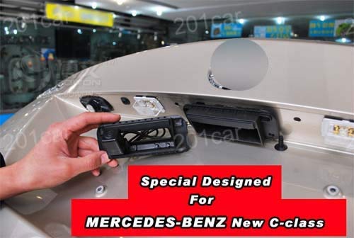 2 In 1 Replacement Car Trunk Handle + Ccd Rear View Backup Reverse Parking Camera For Mercedes Benz W204 W212 C200 C180 C-Class E-Class #TOP6