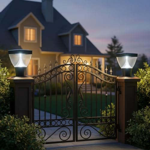 Image of Lyse Decor LED Gate Light for Main Gate Pillars, Outdoor Resistant Water-Proof Outdoor Gate Light, Garden Lights, Boundary Lamp for Farm House (Pack of 1)