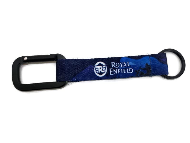 ALTRONA Fabric Royalls Enffieldd RE Bike Compactible Blue Keychain with