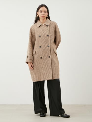❤️美品❤️ミラオーウェン　エポレット付きAラインコート レディース Amazon.co.jp: Mila Owen: COAT