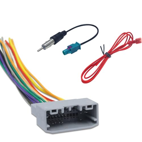 Sephile 3 PCS Car Audio DVD Retrofit Power Speaker Wiring Harness Socket Kit, 6.49
