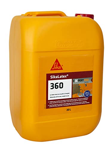 Sika SikaLatex 360, aditivo para mortero y hormigón, primario y producto de curación, 20 l