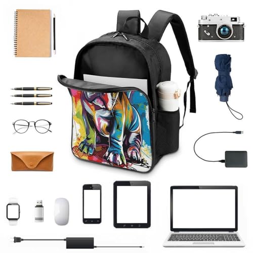Mochila escolar diseño 3D de French Bulldog para el colegio, actividades de deporte y excursión 4