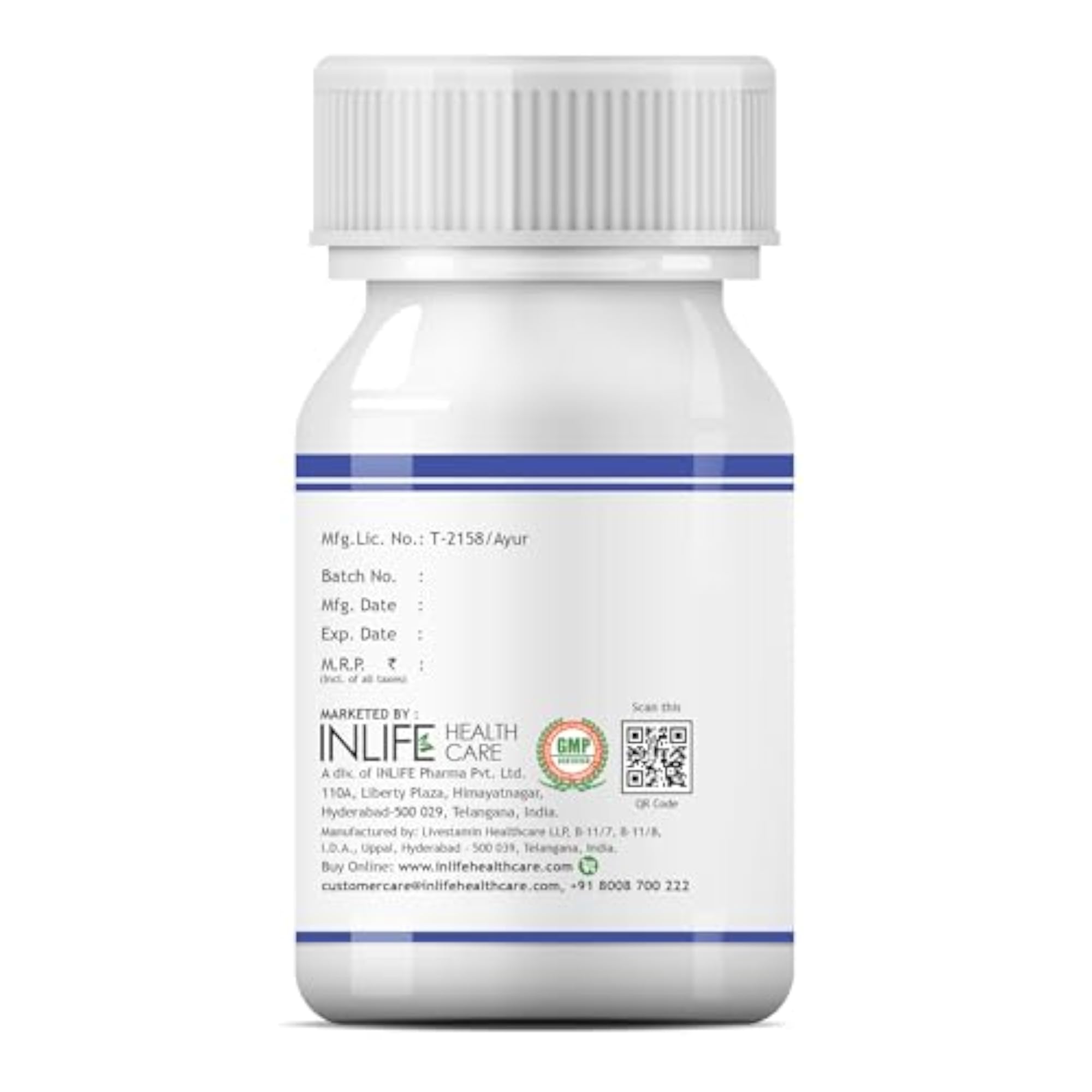 INLIFE Grape Seed Extract Antioxidant, 400 mg - 60 Vegetarian Capsules