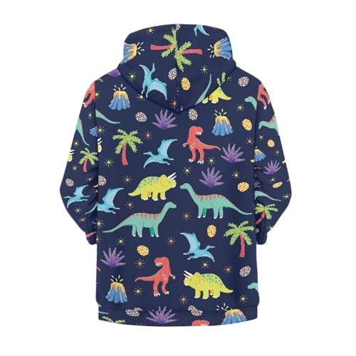 Image of Unisex Zipper Sweatshirt Boys Girls Hooded with 2 Pocket Pullover Hoodies for 6-16Y Kids