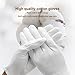 Amariver White Cotton Gloves, 6 Pairs 9.4'' Extra Large Size 12 Pcs Gloves