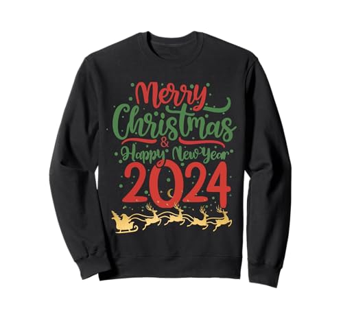 Merry Christmas 2024 Funny Tees For Men Women kids Sudadera