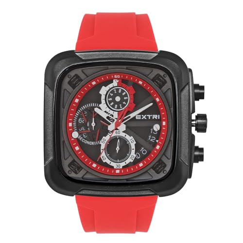EXTRI Analog Black Dial Mens Watch-X6057-F (B0D3J5QJ9G) Amazon Price History, Amazon Price Tracker