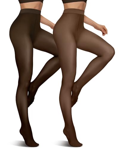 Image of Vertvie Fleece Lined Tights Women Winter Thermal Leggings Pack