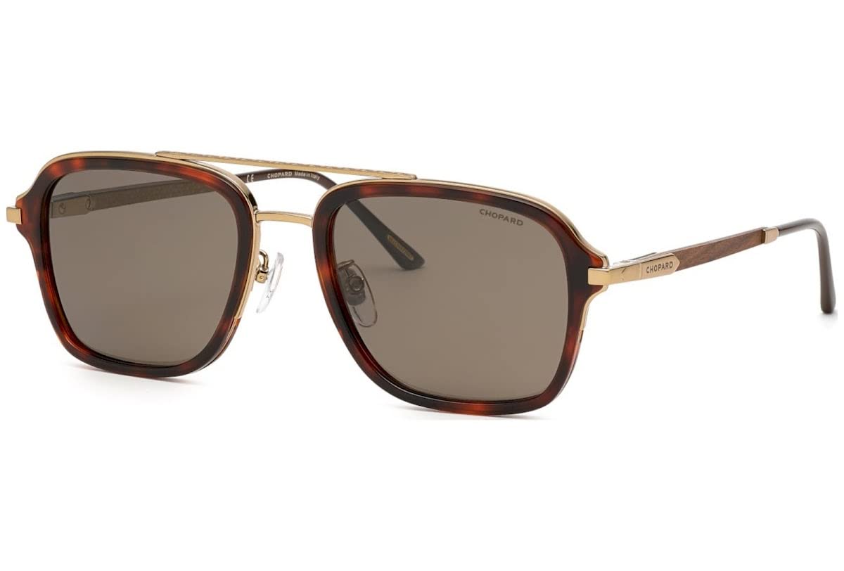 CHOPARD SUNGLASSES SCHG36 SHINY GREY GOLD 55/20/145 MENS