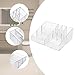 Maxset Clear Plastic Countertop Vanity Makeup Organizer, Compact Rectangular 9-Compartment Holder for Brushes, Eyeshadow Palettes, & Beauty Supplies