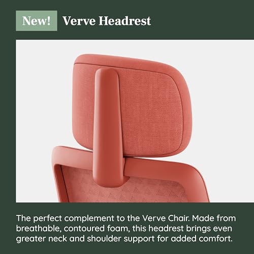 Image of Branch Adjustable Chair Headrest Attachment - Only Compatible with The Verve Chair - Experience Optimal Comfort and Support - Coral