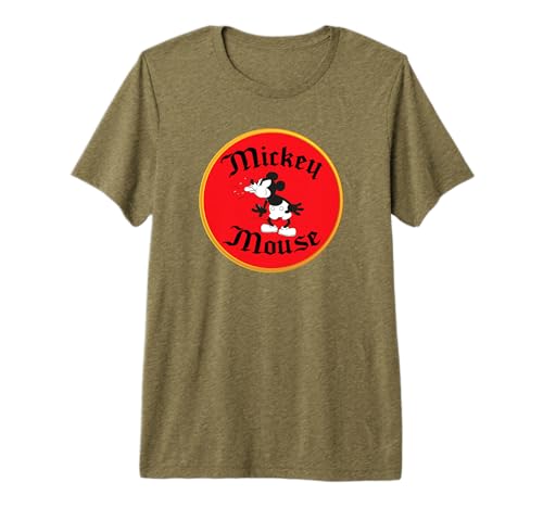 Mickey Classic Racer T-Shirt Premium avec finitions haut de gamme