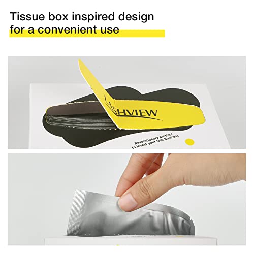 LASHVIEW 50 Pares de Almofadas para Os Olhos, Almofadas Sob Os Olhos para Extensão de Cílios, Almofa