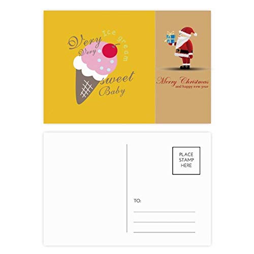Cartes postales de Noël Cherry Sweet Baby lot de 20 pour vœux de fin d'année