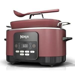 Ninja MC1000 Foodi Possible Cooker PRO 8.5 Quart Multi-Cooker, with 8-in-1 Slow Cooker, Dutch Oven, Steamer, Glass Lid Integrated Spoon, Nonstick, Oven Safe Pot to 500°F Cherry Tarte, EASY CLEANUP