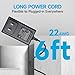 Power Adapter AC 100-240V to DC 12V 2A (2000mA) & 4-Way Power Splitter Cable for CCTV Security Camera/DVR/NVR/LED Strip Lights, UL/FCC/CE Certificated
