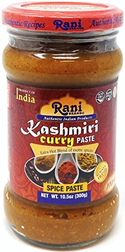 Rani Kashmiri Masala Curry Paste 10.5oz (300g) Glass Jar ~ All Natural | NON-GMO | Vegan | Gluten Free | Indian Origin, Cooking Spice Paste