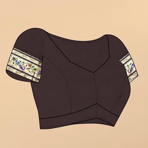 ALPHAFOX WITH DEVICE paithani silk saree – image 5