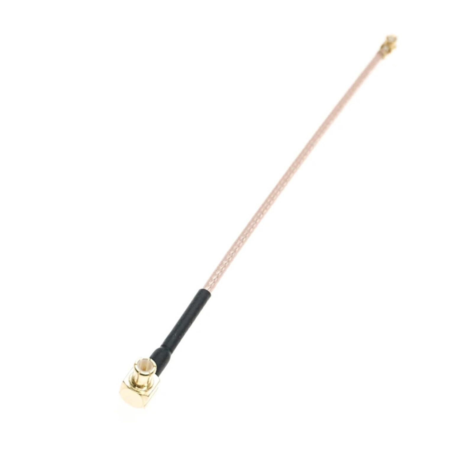IPX IPEX UFL U.FL to MCX Male Right Angle RA Connector Jumper R/F RG178 Cable Pigtail Coaxial mi/ni PCI WI/FI WLAN(10cm)