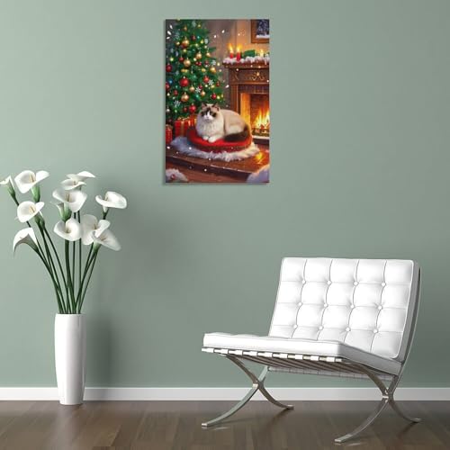 Impression sur toile Sacré de Birmanie image decoration murale maison 30x45