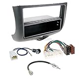 Original Carmedio Plug & Play Autoradioeinbauset für Alpine Blaupunkt Clarion Panasonic Pioneer JVC Kenwood Sony oder Zenec Autoradio