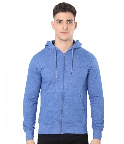 Image of AWG ALL WEATHER GEAR Hoodies for Men | Men's Solid Hooded Sweatshirt | Winter Wear | Pullover | Jackets for Men Stylish | Zipper Hooded Sweatshirt