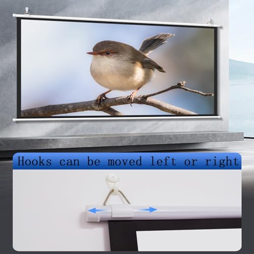 Pantalla para proyector 72 pulgadas portátil 16:9 miniatura 5