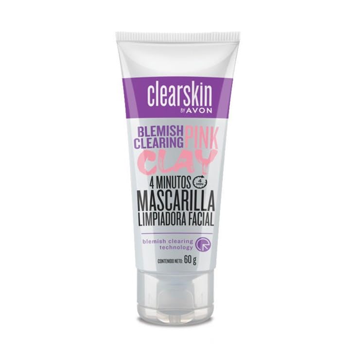 El mejor review de Far away avon - los mas comprados. 17 Clearskin AVON - 4 Minutos Mascarilla Limpiadora Facial 'Blemish clearing pink clay' / 60 g