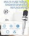 Renovation RP5649 Push Button Diverter for Delta Single Handle Tub & Shower Valve, 304 Stainless Steel Core with Installation Tool, Replaces RP5649