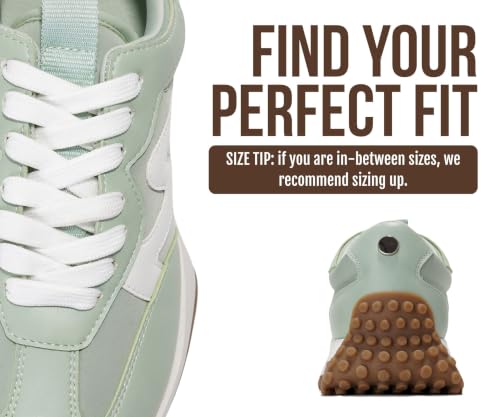 Image of Project Cloud Trendy Fashion Sneakers for Women 2026 - Memory Foam and Non-Slip Comfortable Casual Ladies Shoes for Womens Fashion Sneakers - Lightweight Lace-up Shoes (Lecco)