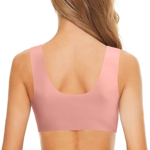 Soutien Gorge sans Armature Bandeau Emboîtant sans Metal Lot Brassiere Dentelle avec Coque Femme Sport 4XL Soutient Maternite Debardeur Coton Brassière Rembourrée Noir – vue 6
