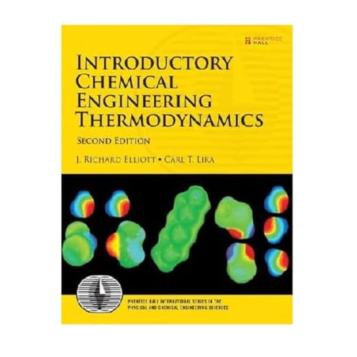 Introductory Chemical Engineering Thermodynamics (Prentice Hall International Series in the Physical and Chemi)