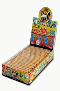 Skunk Brand Hemp Rolling Papers Haiwaiian 1 1/4 - 24pk Box (32 leaves/pk)