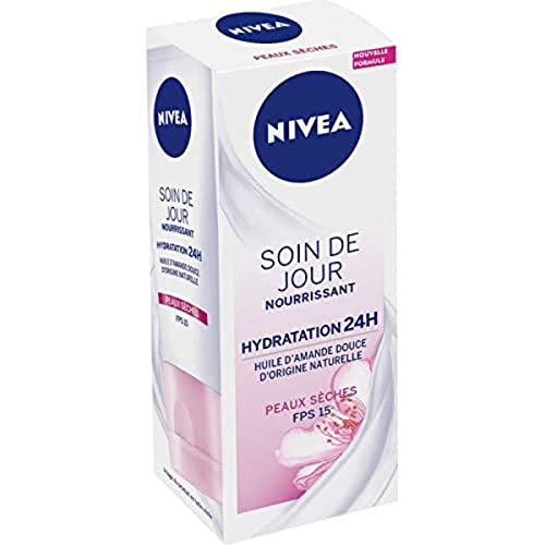 Nivea Creme soin de jour 24h hydratant FPS15 nourrissant - Le tube de 50ml