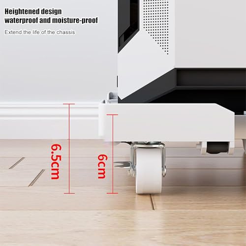Support d'ordinateur et CPU à rotation 360 mobile pour bureau et étude - 5
