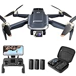 Super Enduring Brushless Motor Drone with 84 Mins Super Long Flight Time, Drone with 4K HD Camera for Beginners, CHUBORY A77 WiFi FPV Quadcopter, Follow Me, Auto Hover, Carrying Case, 3 Batteries