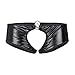 Produktbild Aoogo Frauen Unterhose Unterwäsche Mode Sport Boxershorts Sexy Kunstleder Ringe Lack Plain Hosen Höschen Sexy Suit Soft Boxershorts sexy unterwäsche