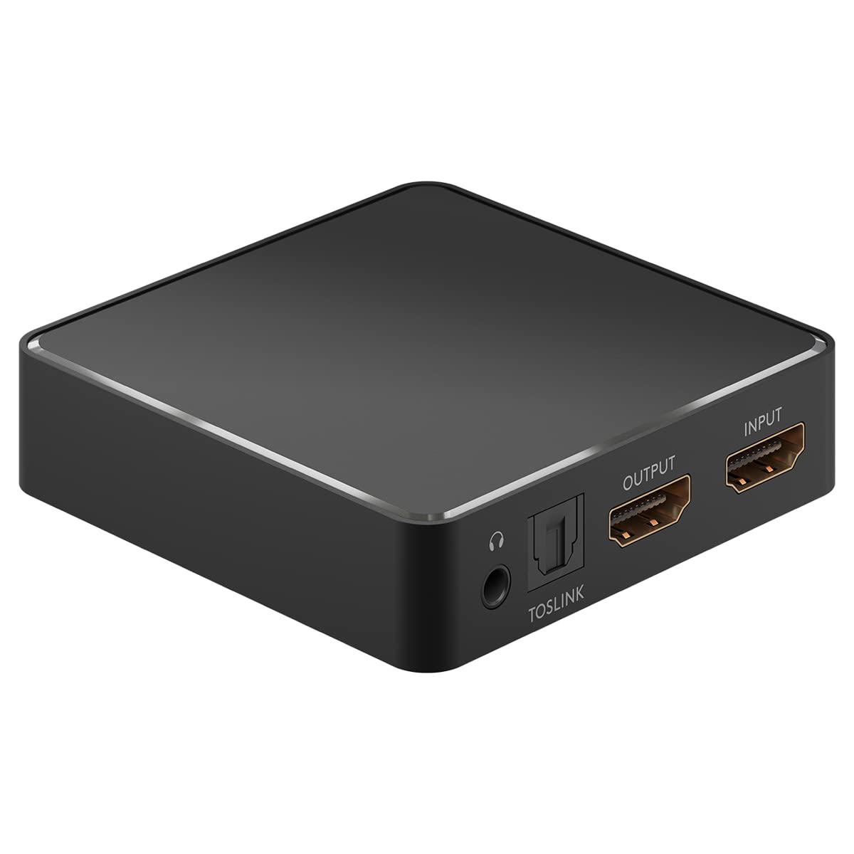 Extractor HDMI audio Goobay 58469 convertidor analógico con salidas Toslink y Jack para TV 8